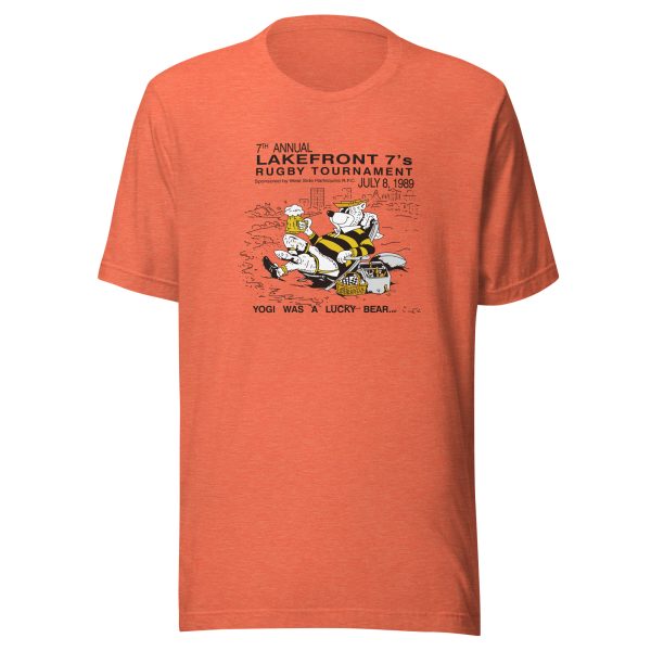 Unisex Staple T Shirt Heather Orange Front 65af2951547b1.jpg